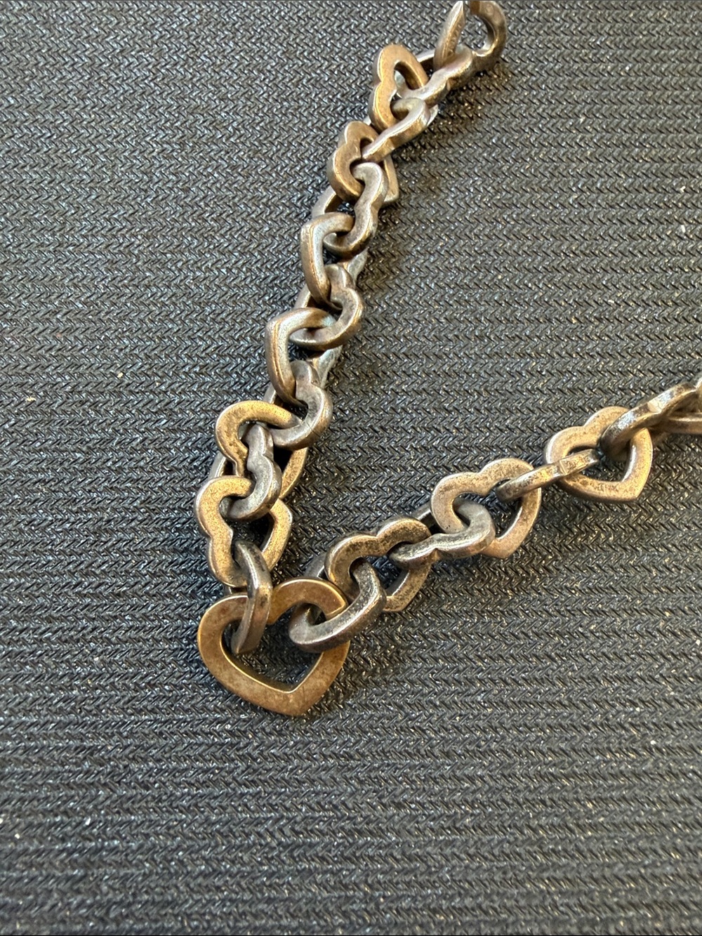 Tiffany & Co. Heart Link Bracelet in Dark Silver Tone - Picture 3 of 4